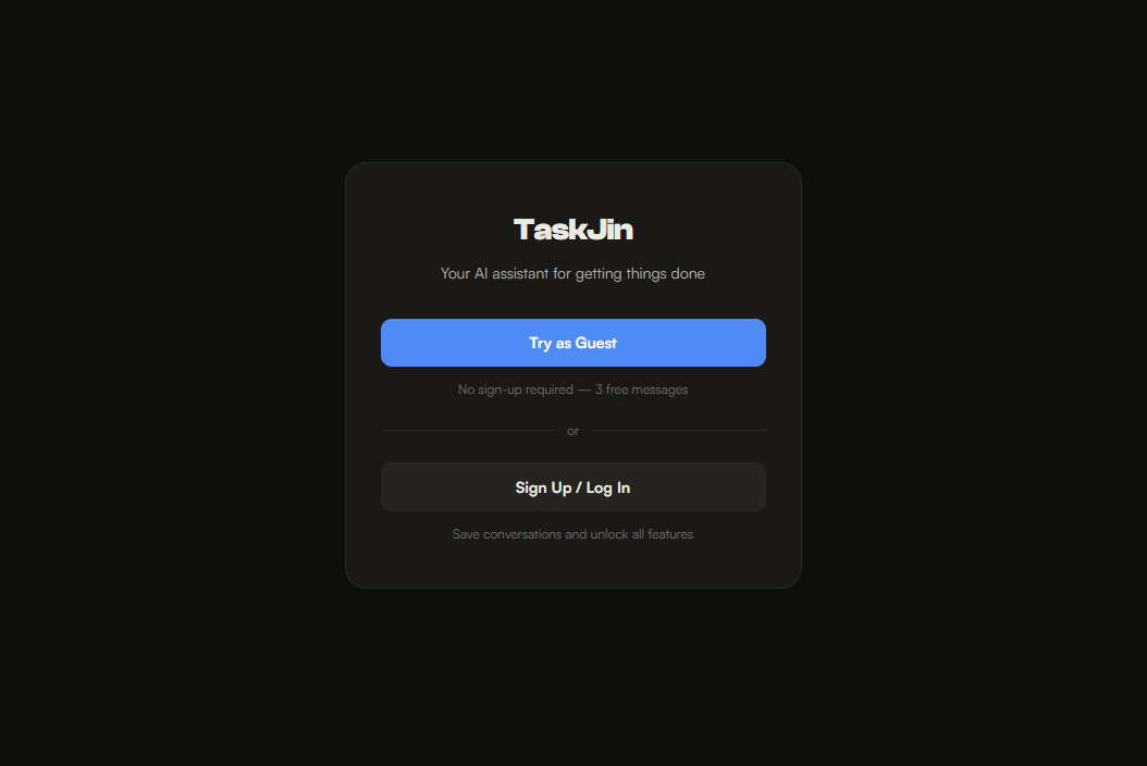 TaskJin screenshot 1